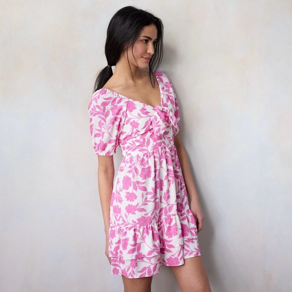 Lauren Conrad floral dress large